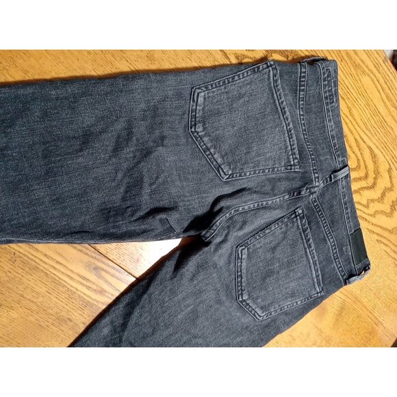 CITIZEN OF HUMANITY Jeans Womens 25 BLACK ELSA MID RISE SLIM FIT CROP Preowned - Picture 12 of 14